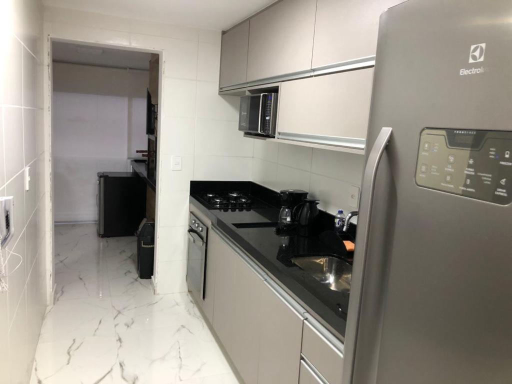 Maravilhoso Apartamento Vista Mar Enseada 瓜鲁雅 外观 照片